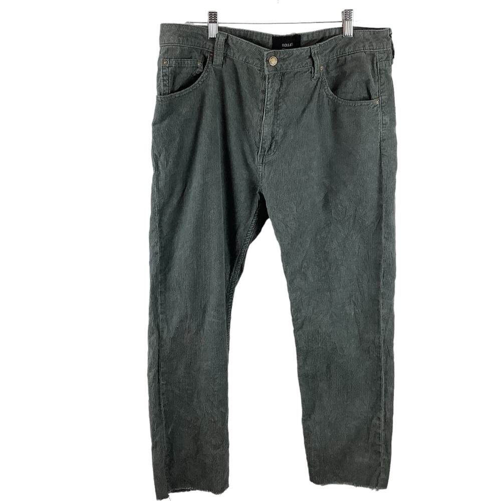 Rolla’s Gray Chop Relaxo Corduroy Pants